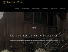 Tablet Screenshot of bankersclubecuador.com